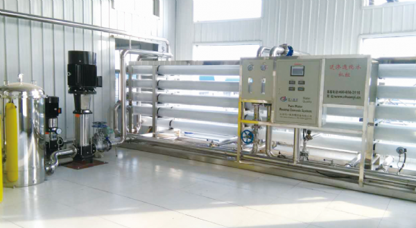 德州平原50T反渗透设备安装调试完成