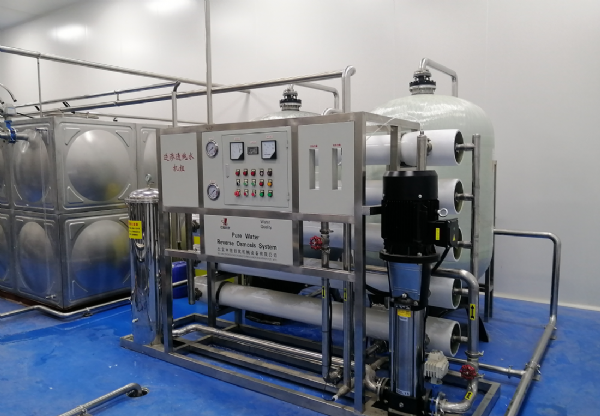 北京电子10T单级反渗透设备安装调试