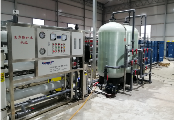 成都温室用10T反渗透设备安装调试