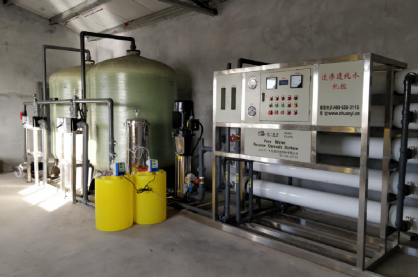 滨州农牧10T单级反渗透设备安装调试完成