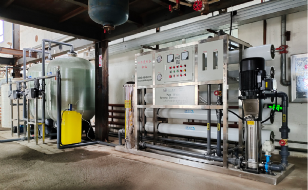吉林华信化工10T反渗透设备安装调试完成