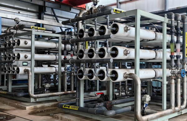 金州150T/H浓水回收设备安装调试