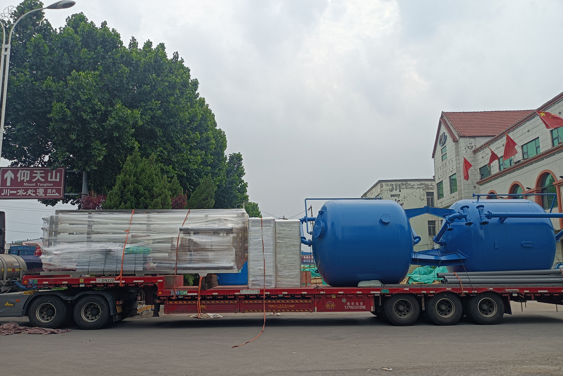【川一股份】60T/H反渗透设备装车发往云南大理市